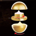 Round Ball Shaped Gold Empty Cosmetic Jars